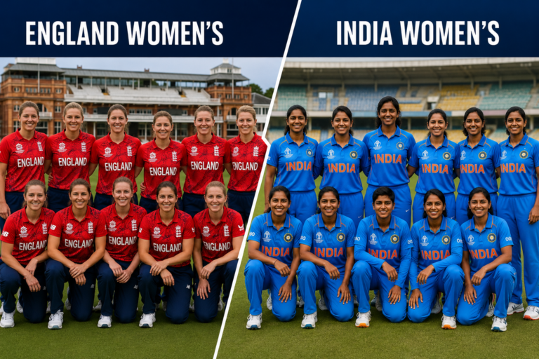 England Women's National Cricket Team Vs India Women's National Cricket Team Stats