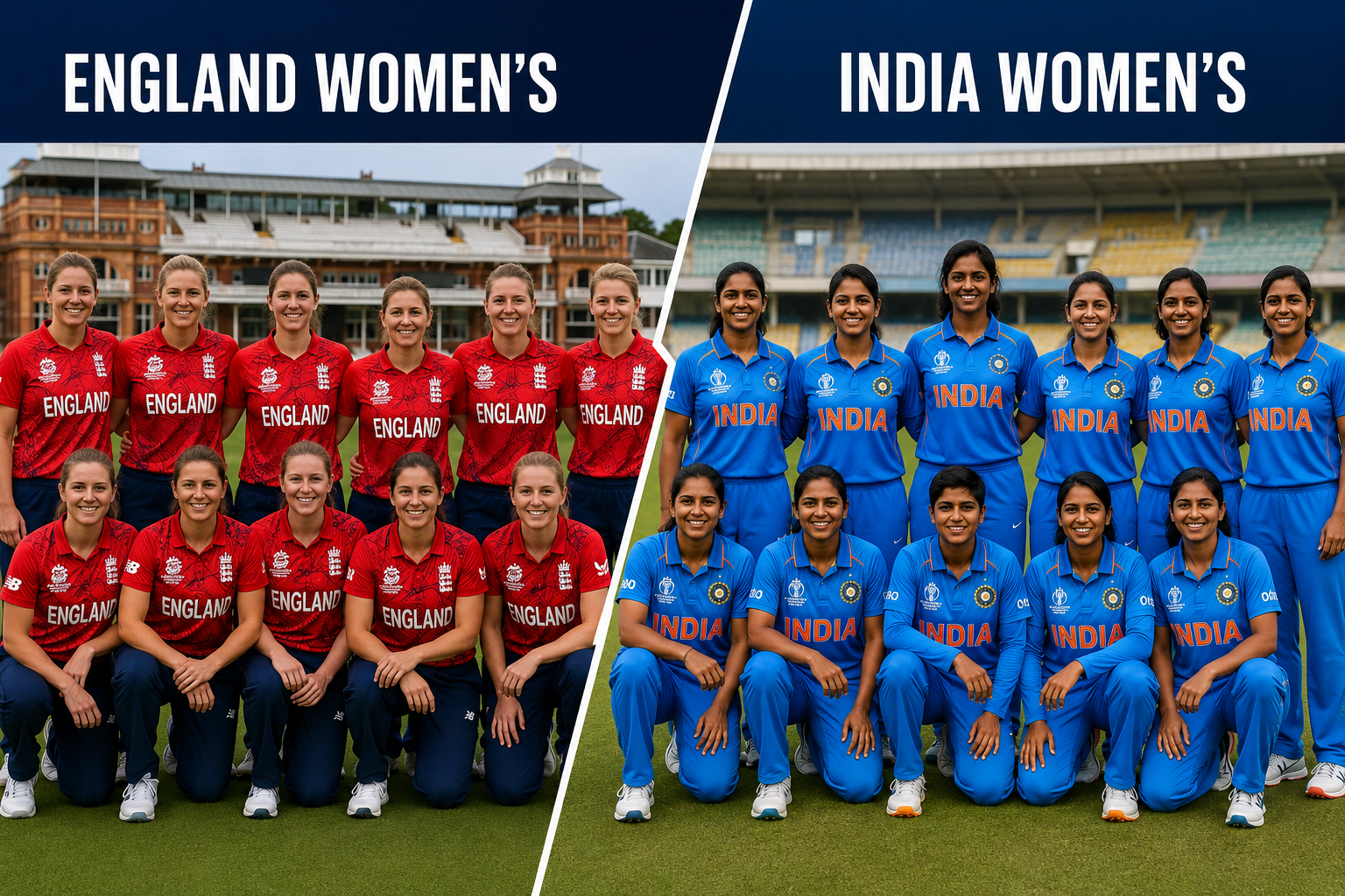 England Women's National Cricket Team Vs India Women's National Cricket Team Stats