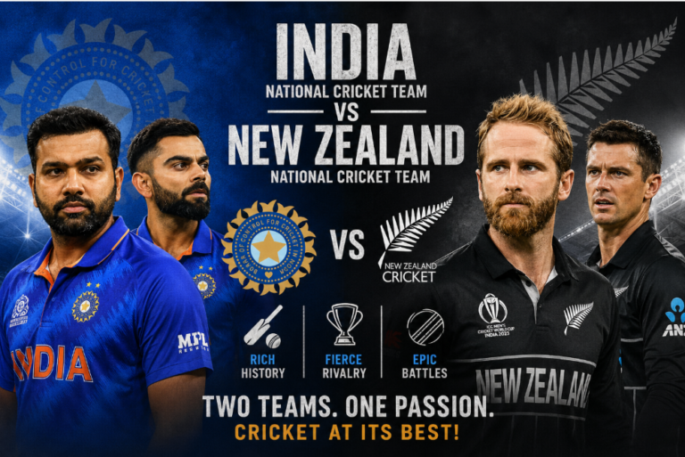 India National Cricket Team Vs New Zealand National Cricket Team Stats