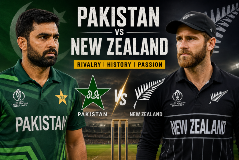 Pakistan National Cricket Team Vs New Zealand National Cricket Team Timeline