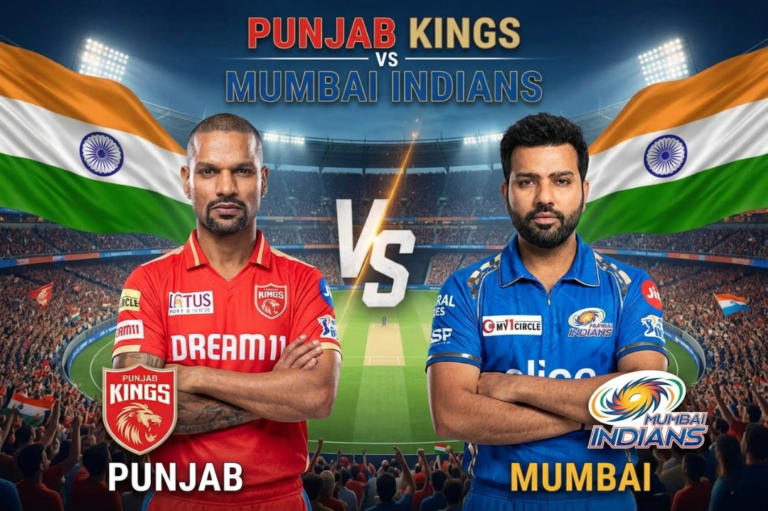 punjab kings vs mumbai indians timeline