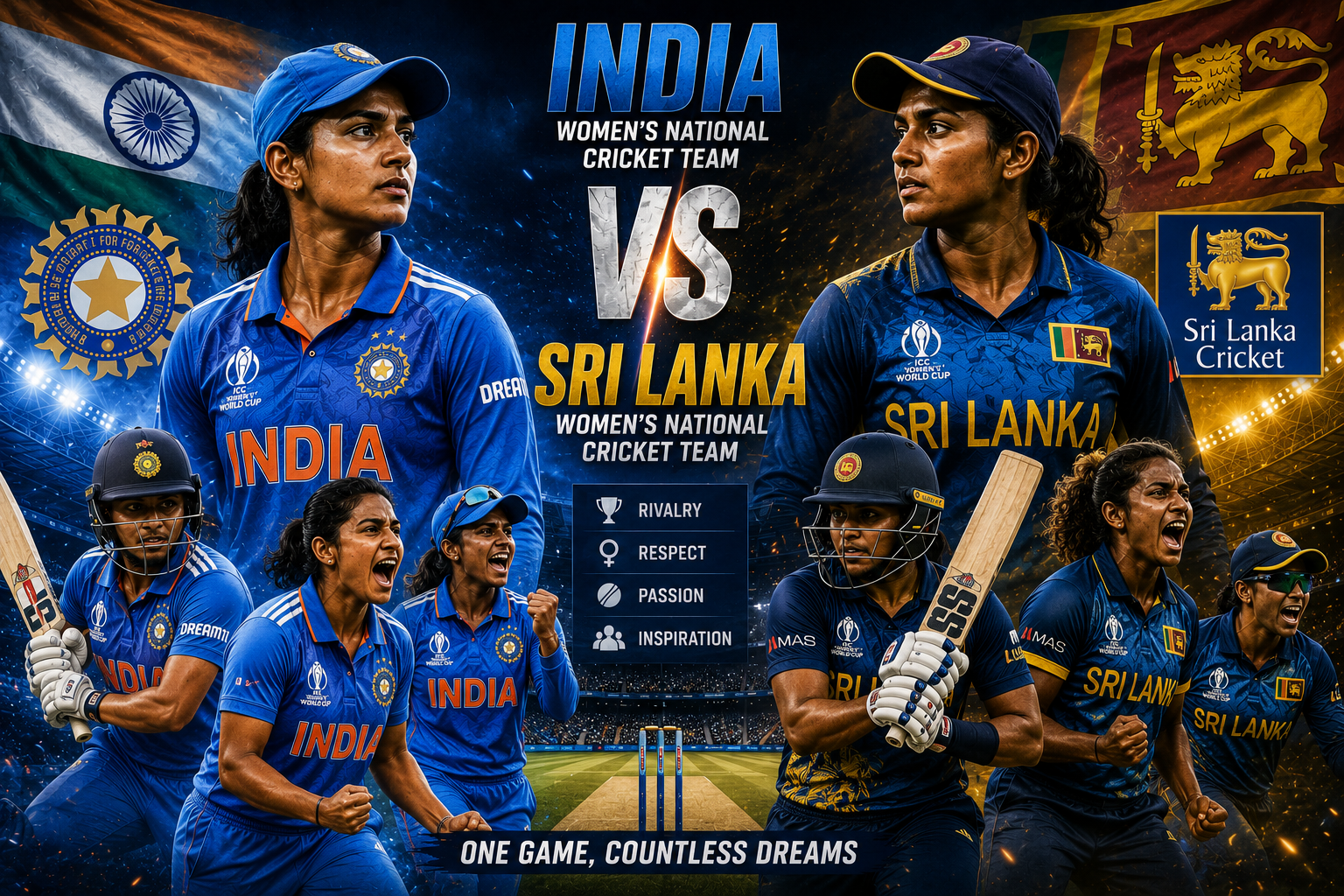 India Women's National Cricket Team Vs Sri Lanka Women's National Cricket Team Timeline