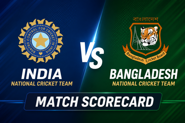 India National Cricket Team Vs Bangladesh National Cricket Team Match Scorecard