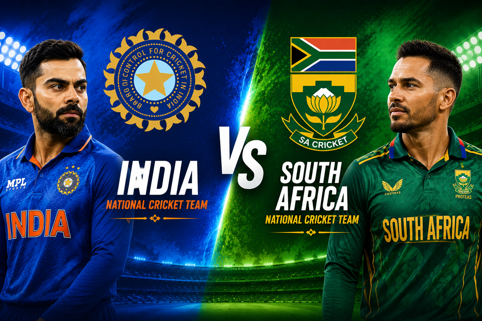 India National Cricket Team Vs South Africa National Cricket Team Timeline