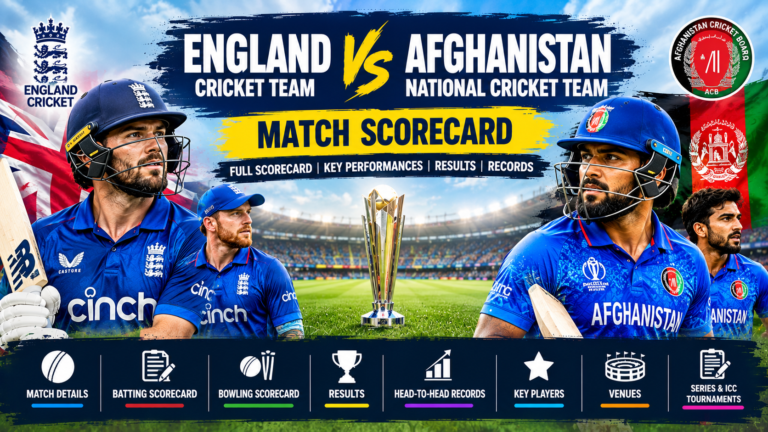 england cricket team vs afghanistan national cricket team match scorecard